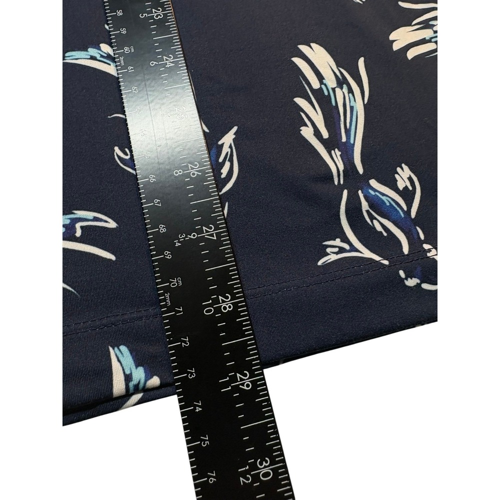 Bad Birdie Polo Shirt Medium Navy Blue Koi Fish Print Performance Golf Mens - Picture 7 of 8